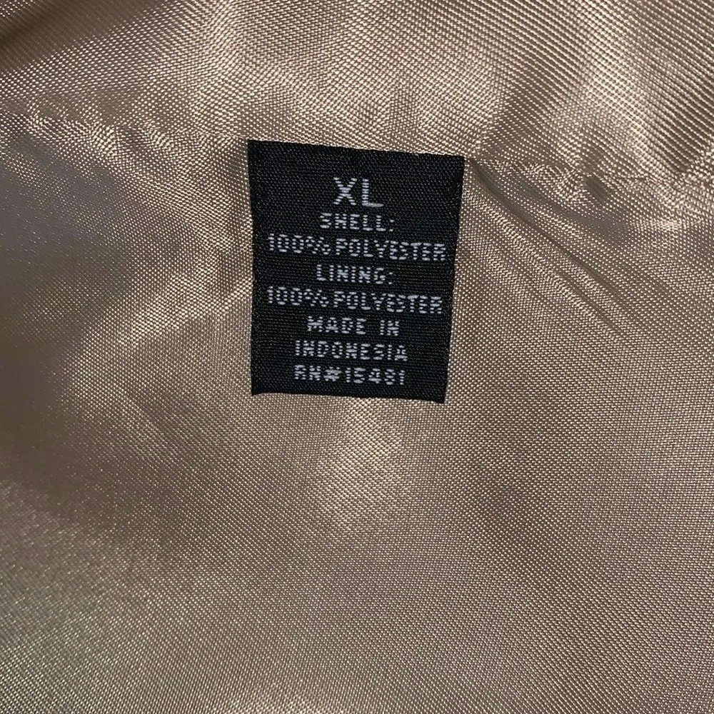 Alfani Single Breasted Sport Coat Blazer Beige XL